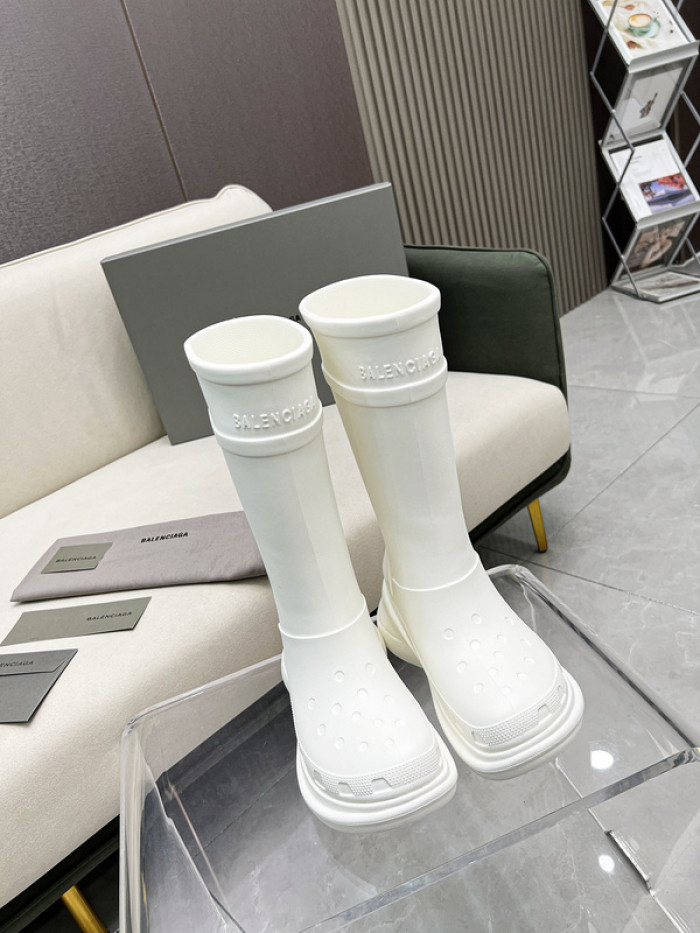 balenciaga x Cr*0*s chunky rubber boots